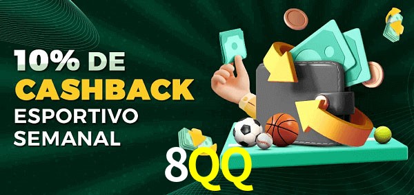 10% de bônus de cashback na 8QQ